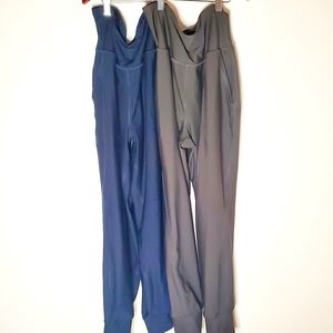Two pair old navy go dry elevate jogger leggings